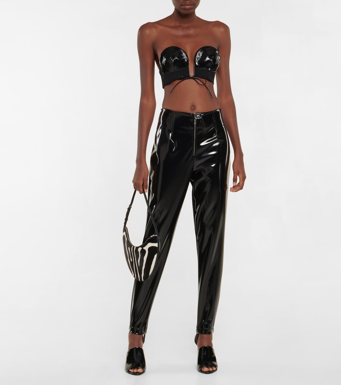 High-rise stirrup pants | Alaïa