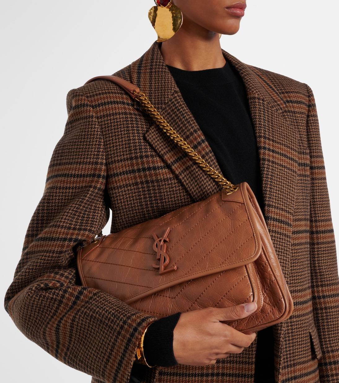 Borsa a spalla Niki Medium in pelle | Saint Laurent