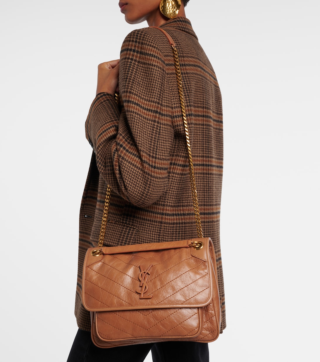 Borsa a spalla Niki Medium in pelle | Saint Laurent