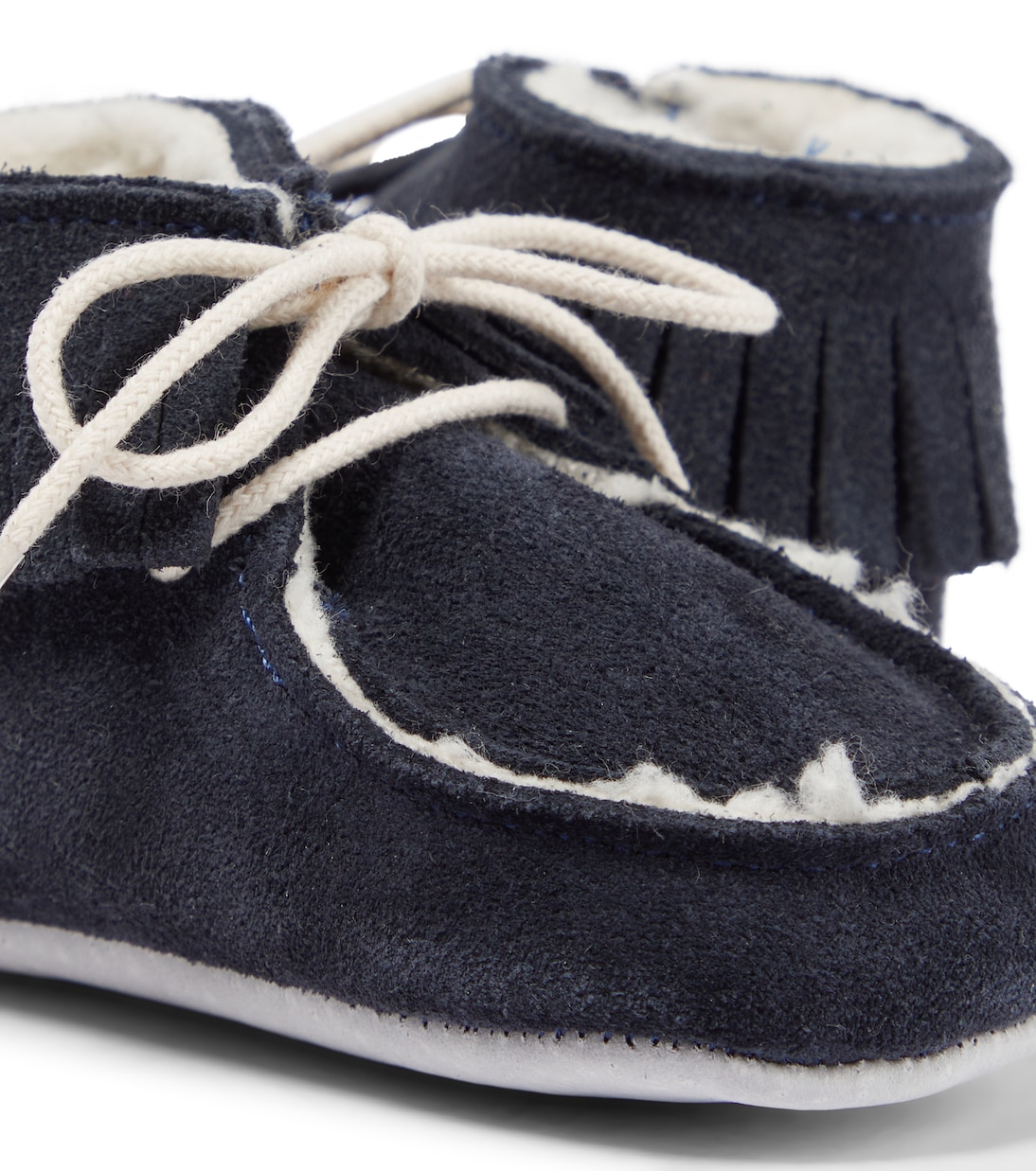 Baby fringed suede boots | Tartine et Chocolat
