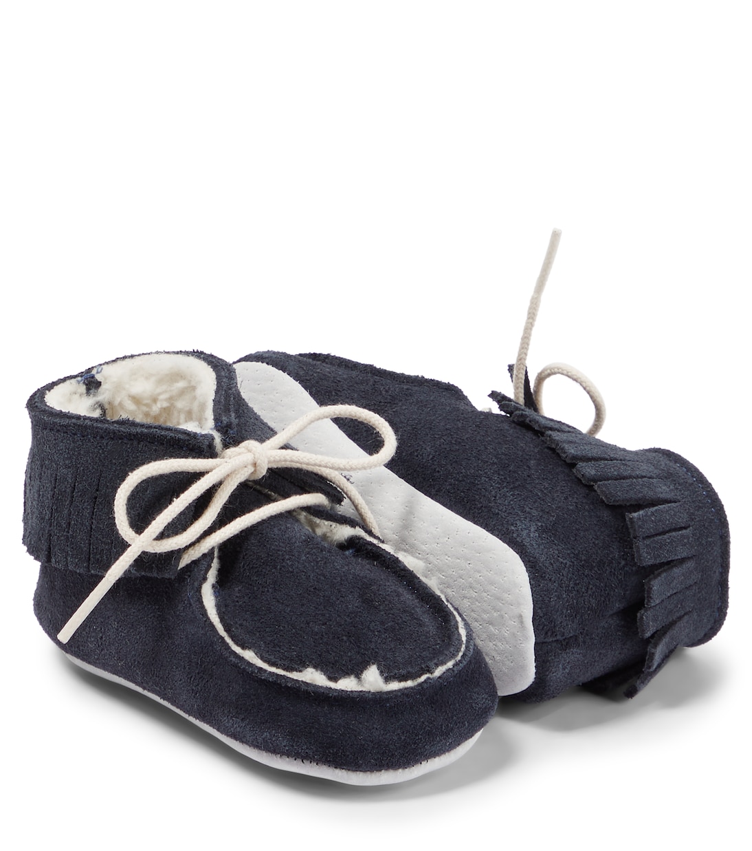 Baby fringed suede boots | Tartine et Chocolat