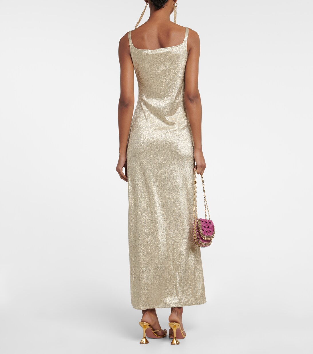 Metallic wrap dress | Rabanne