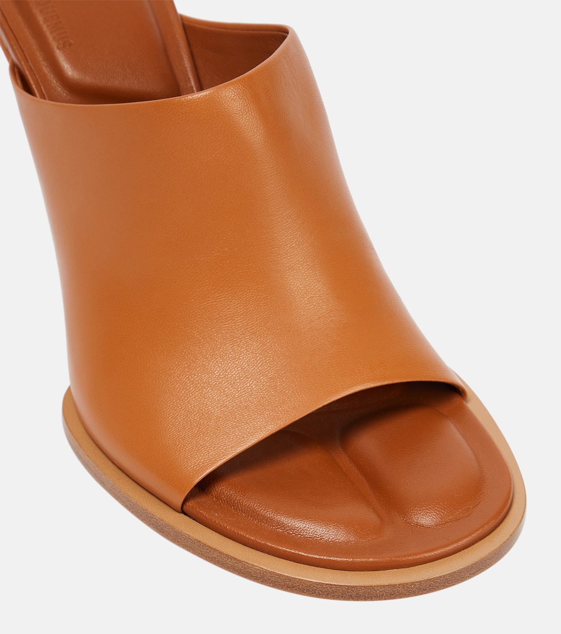Les Mules Carrés Ronds leather mules | Jacquemus