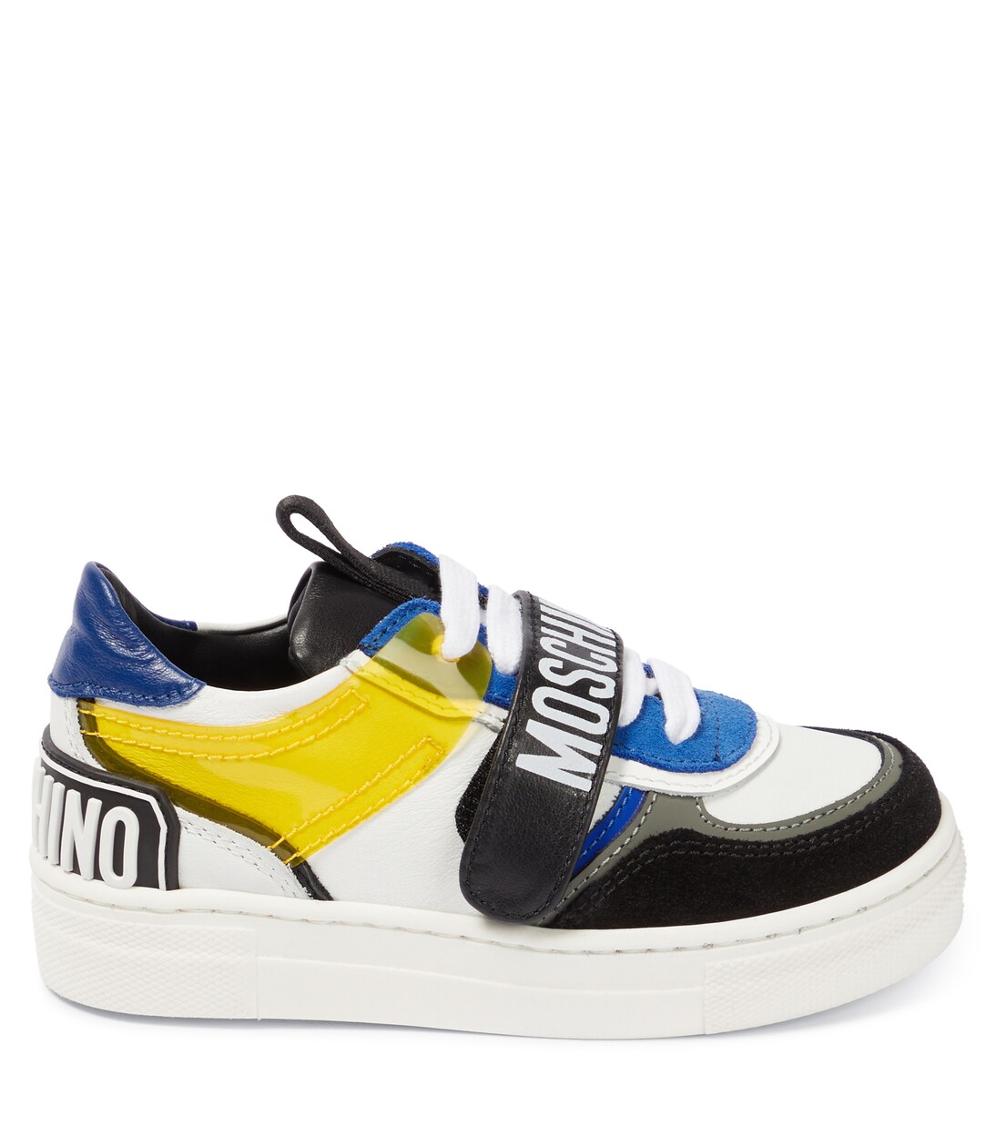 Logo paneled sneakers | Moschino Kids