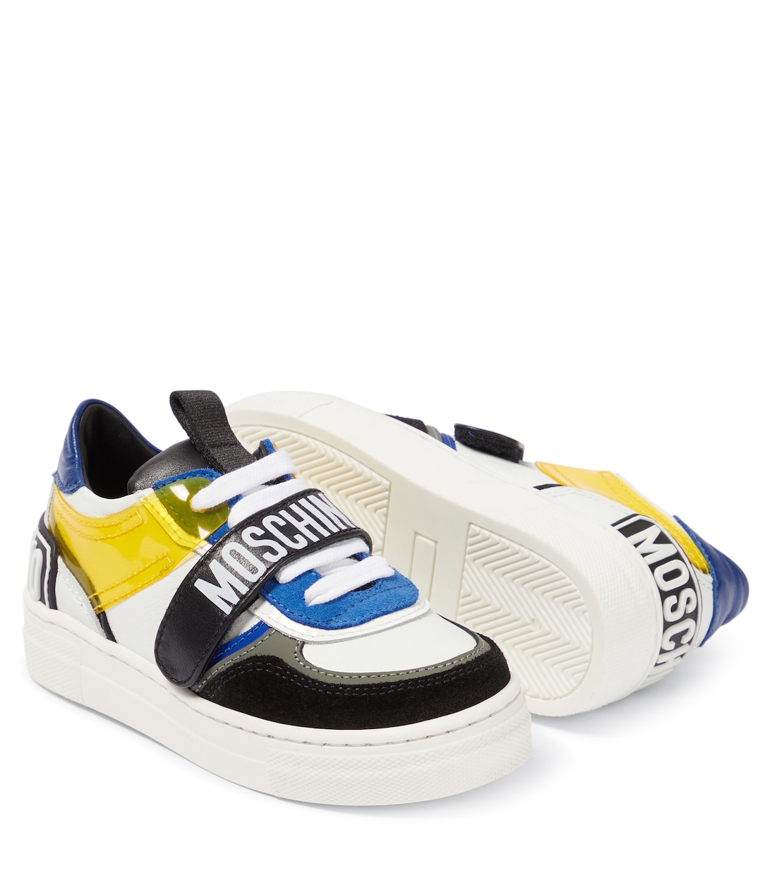 Logo paneled sneakers | Moschino Kids