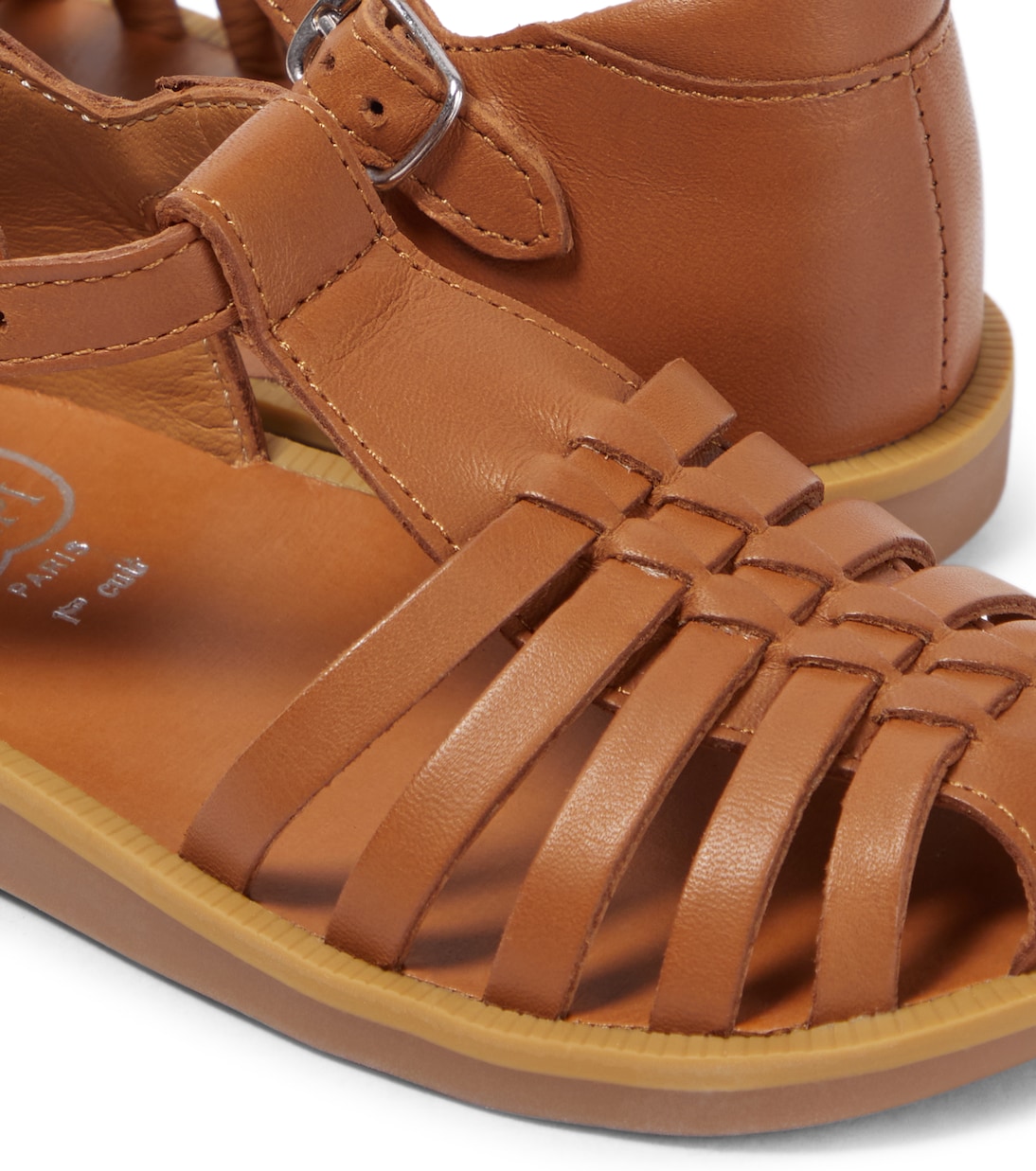 Poppy Pitti leather sandals | Pom d'Api