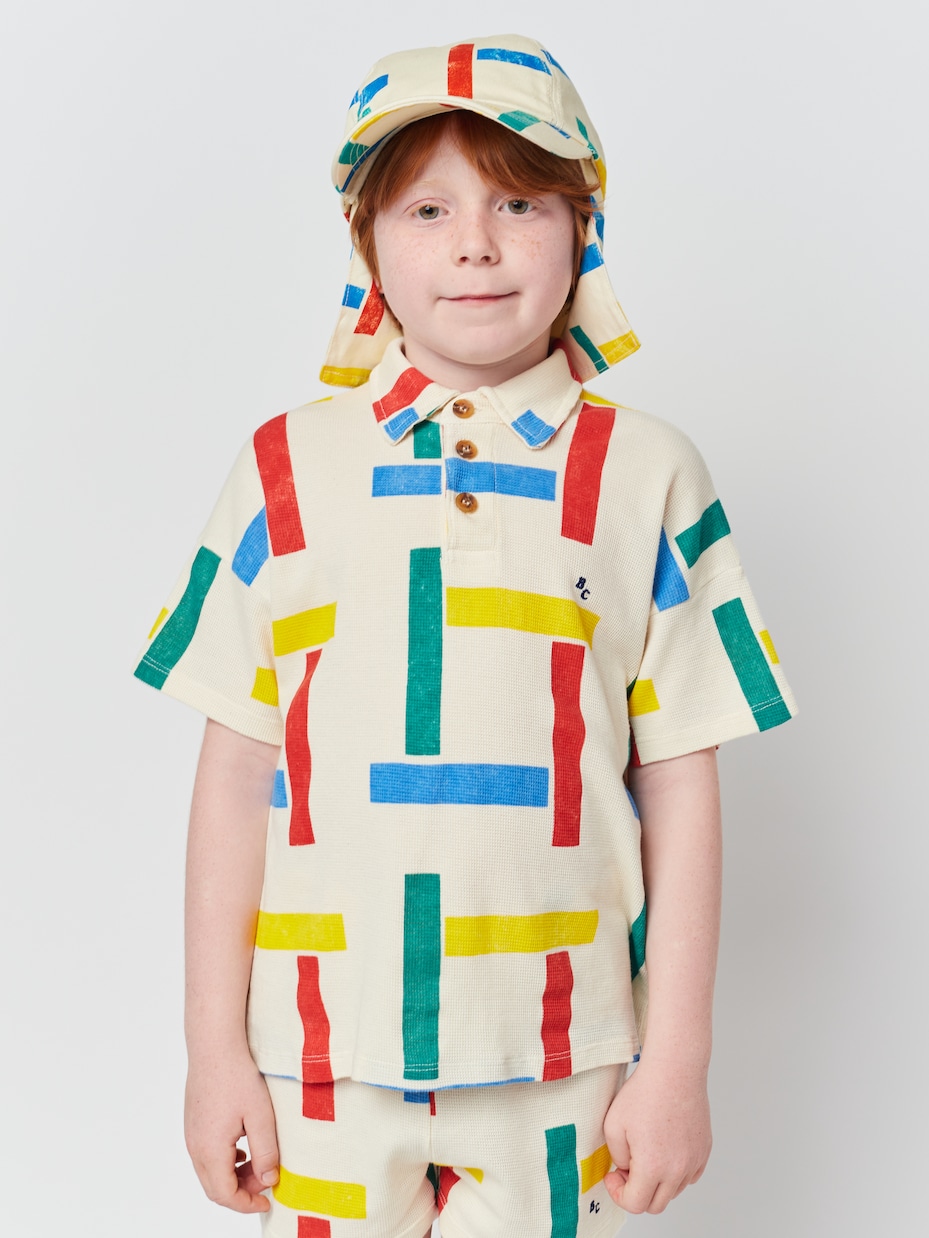 Printed cotton canvas cap | Bobo Choses