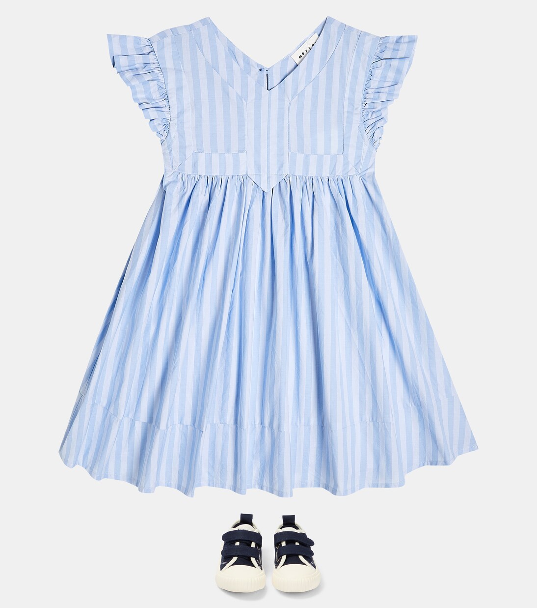 Honey Cassis striped cotton dress | Morley