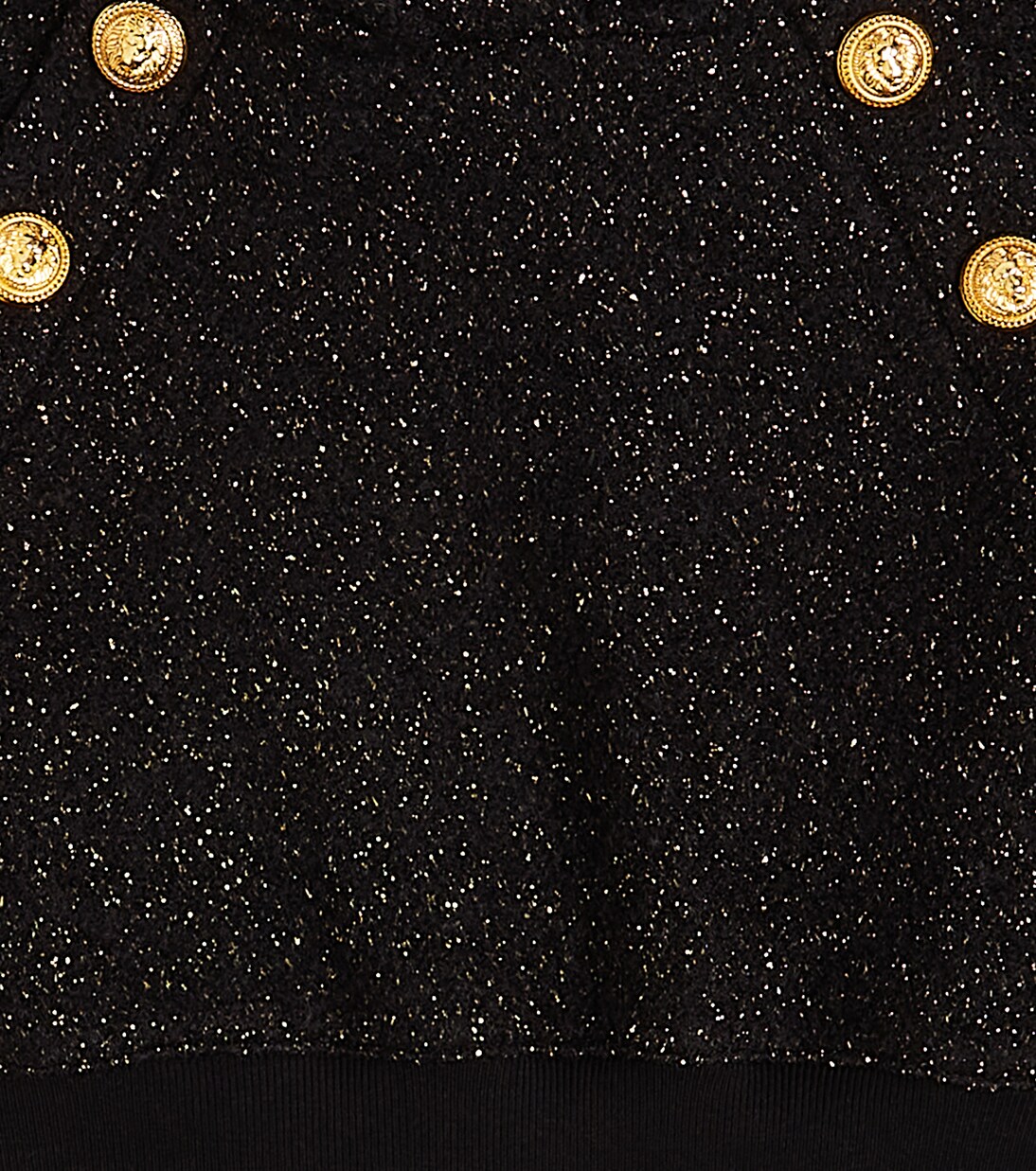 Cotton and wool-blend hoodie | Balmain Kids