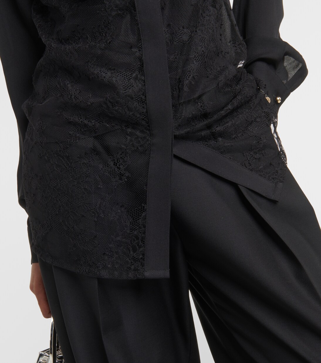 Blouse en soie mélangée | Elie Saab