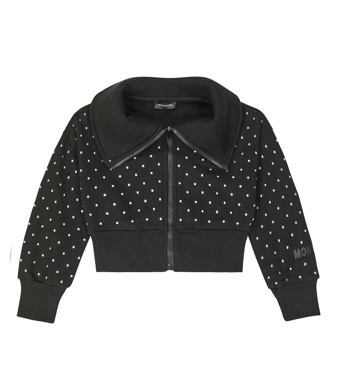 Studded jersey sweatshirt | Monnalisa