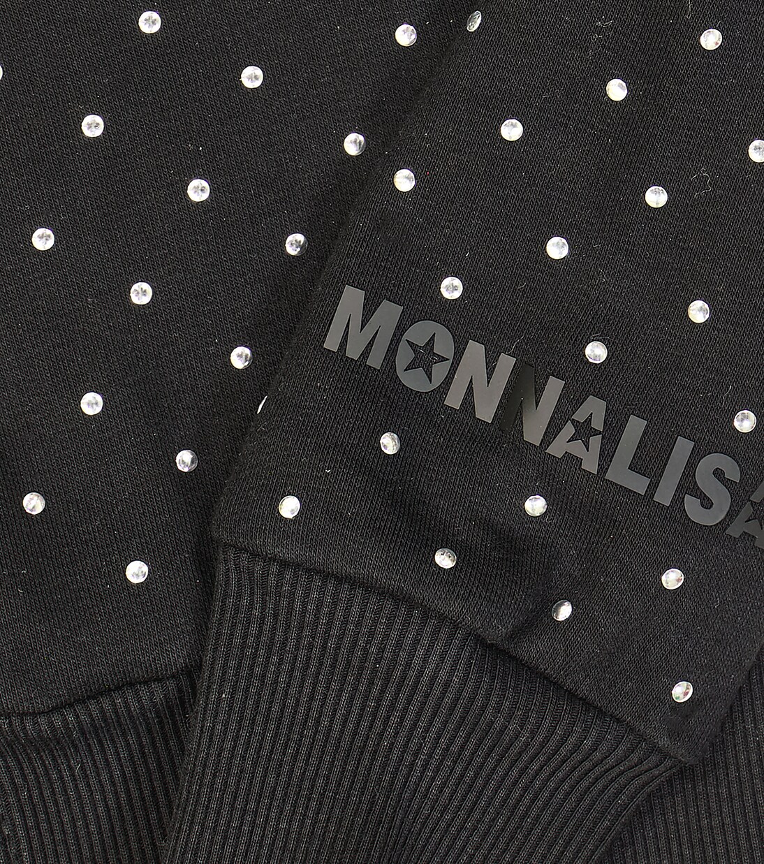 Studded jersey sweatshirt | Monnalisa