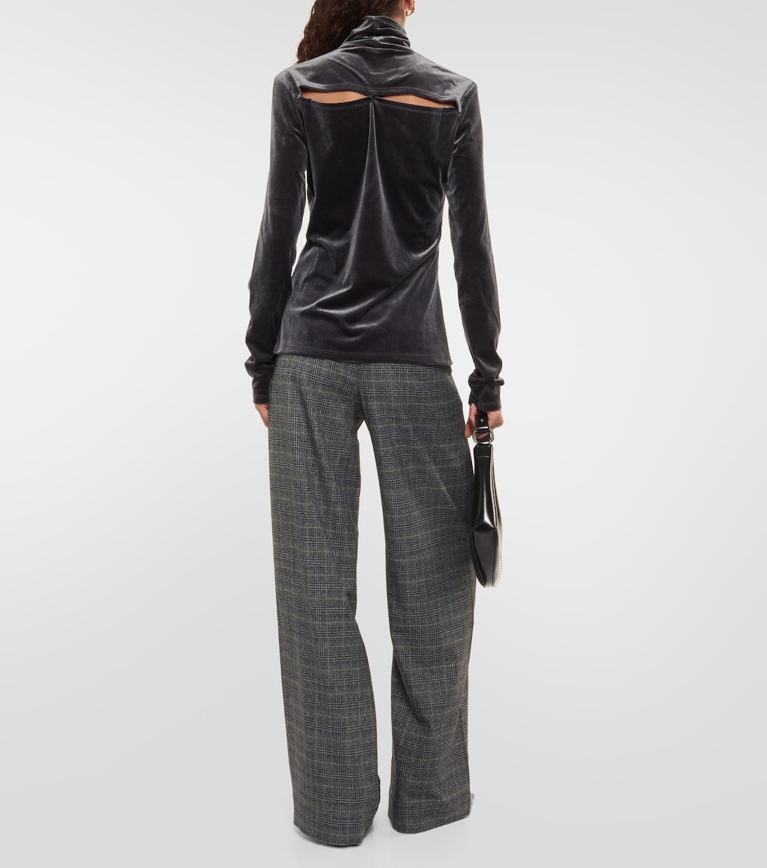 White Label Top aus Samt | Proenza Schouler