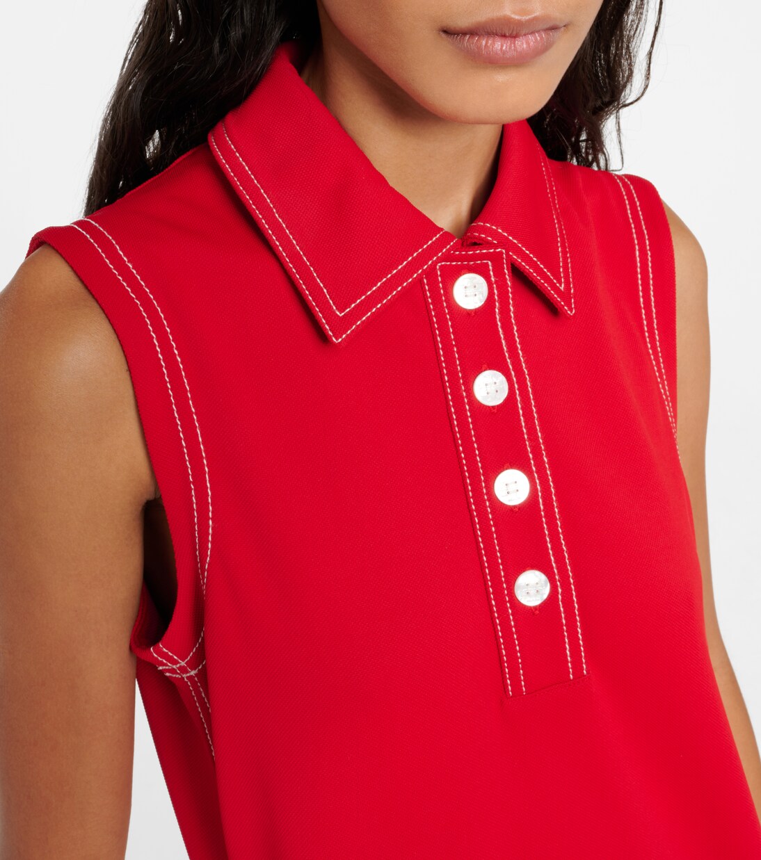 Minikleid Contrast Stitch Polo | Tory Sport