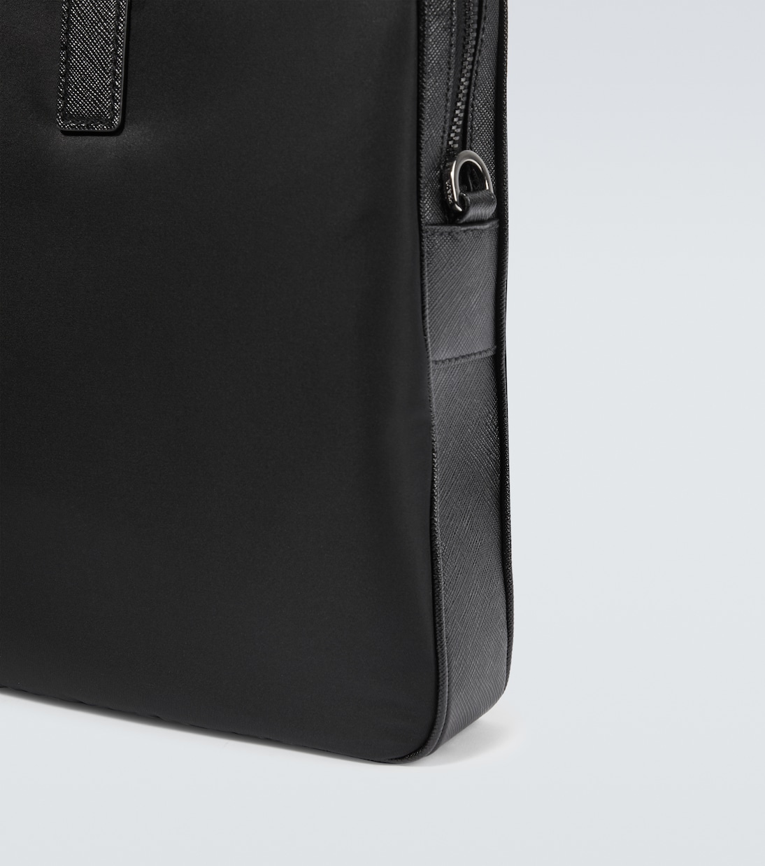 Porte-documents en Re-Nylon et cuir | Prada