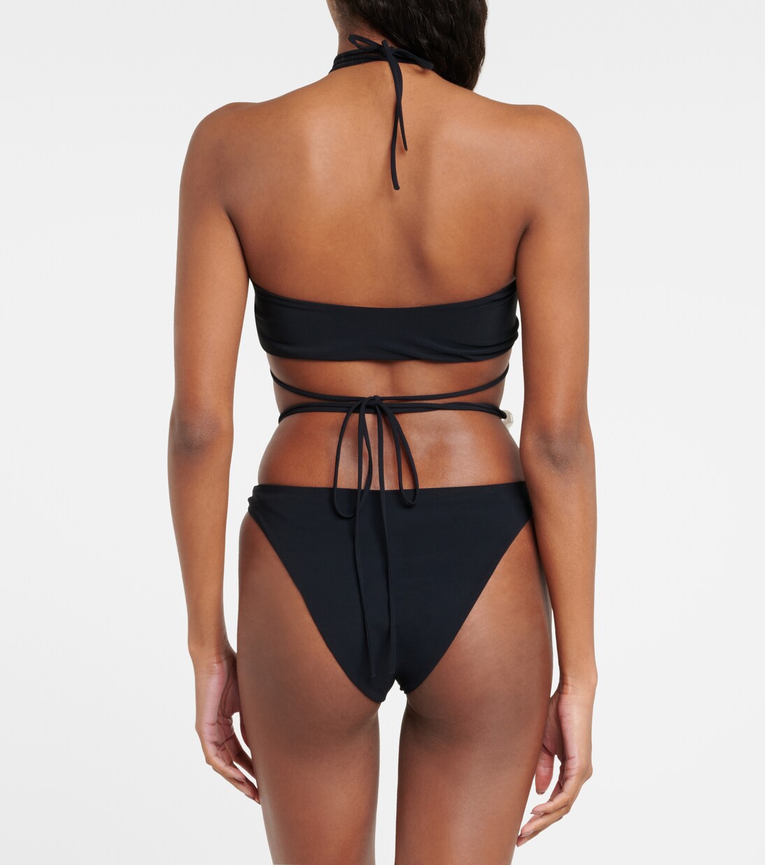 Beaded bandeau bikini top | Magda Butrym