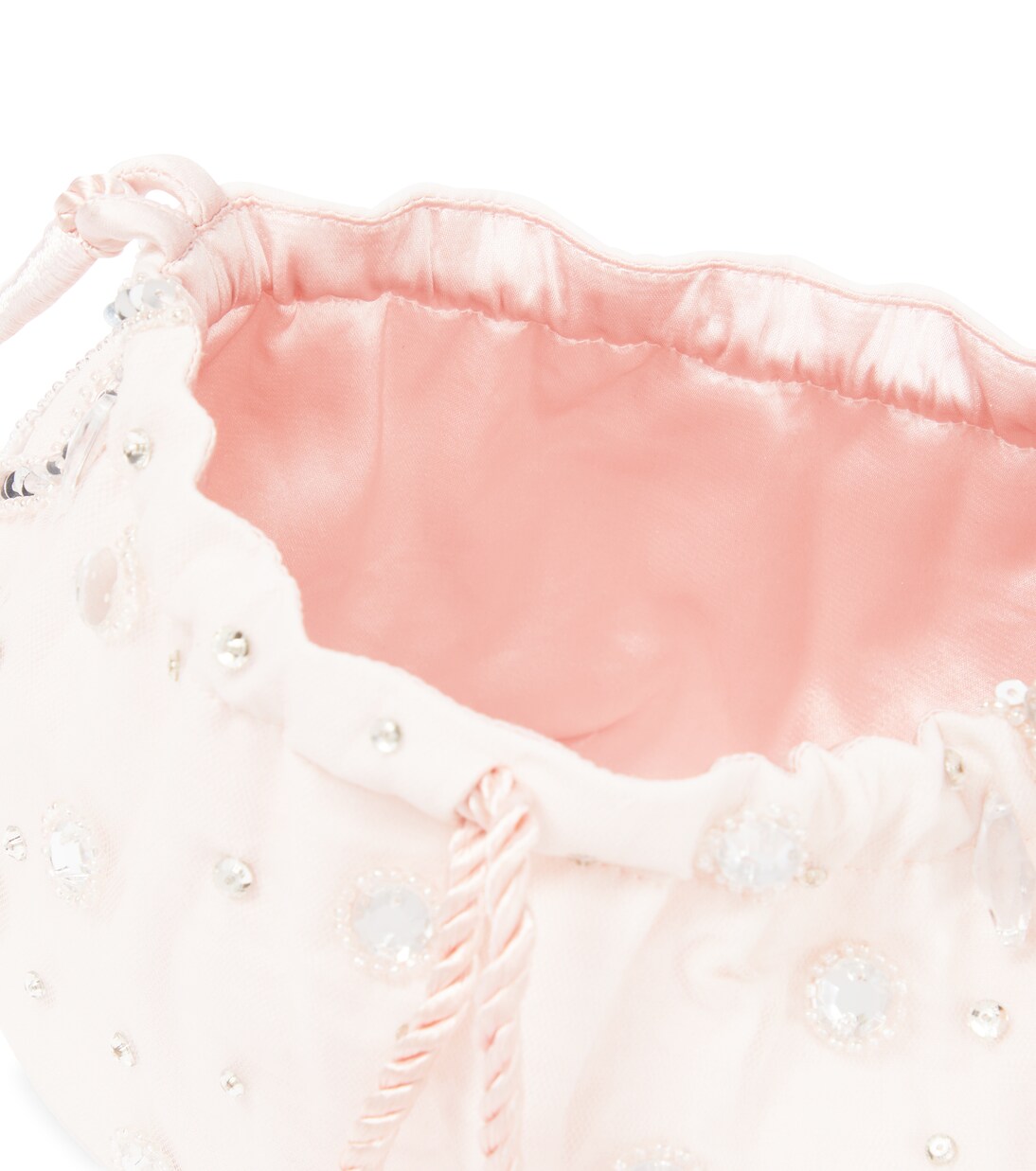 Renaissance sequined satin pouch with strap | Tutu Du Monde