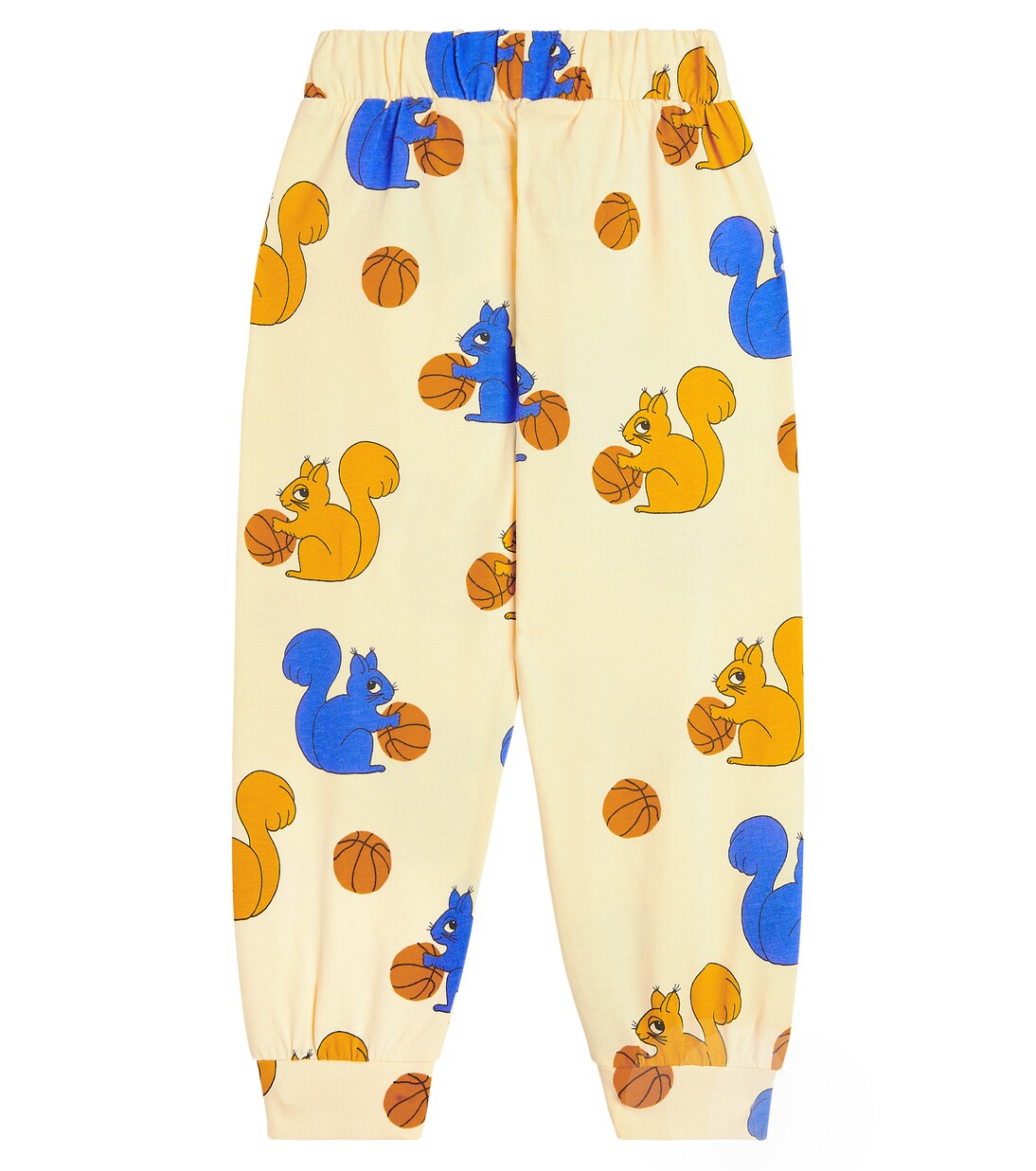 Squirrels cotton jersey sweatpants | Mini Rodini