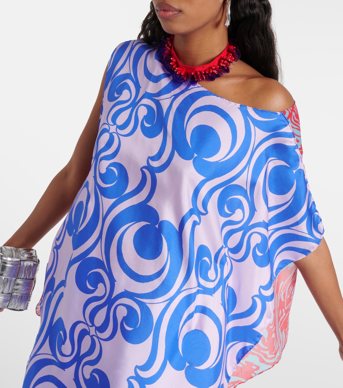 Blusa in misto seta con stampa | Dries Van Noten