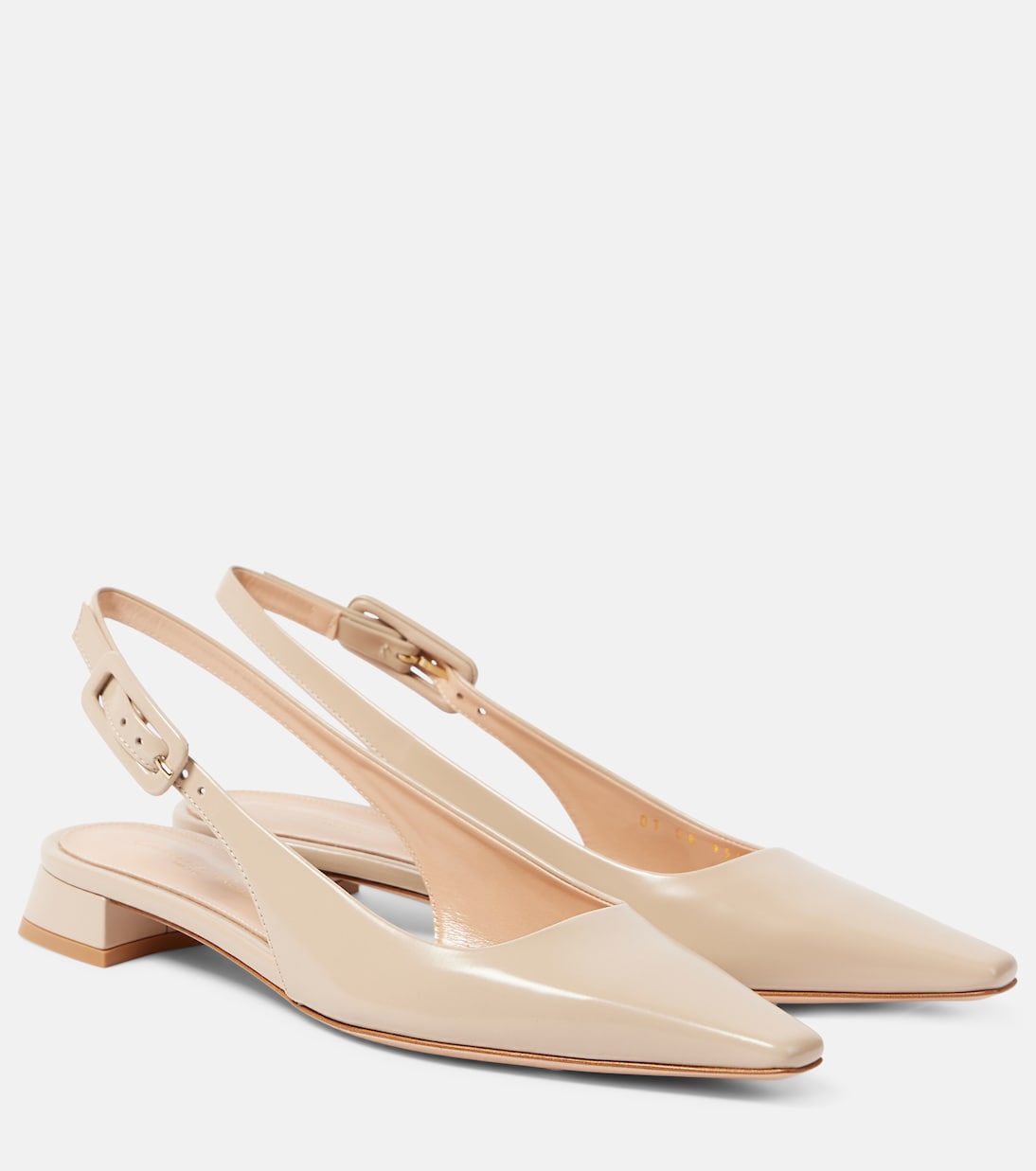 Lindsay 20 patent leather slingback flats | Gianvito Rossi