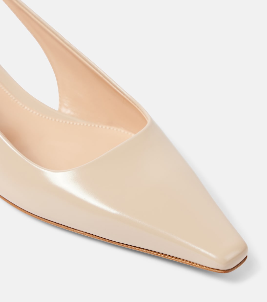 Lindsay 20 patent leather slingback flats | Gianvito Rossi