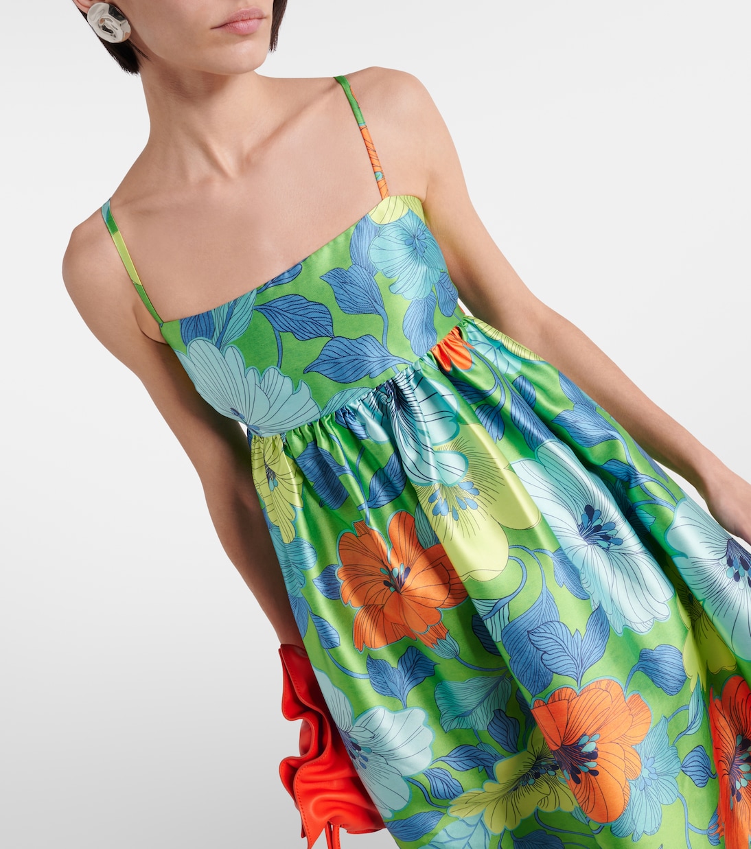 Robe midi imprimée | Alémais