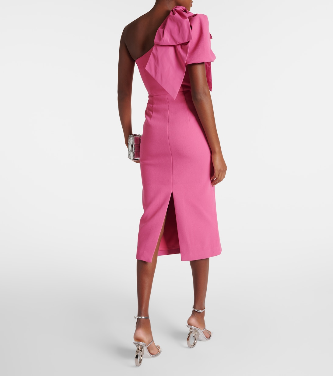 Robe midi Anais asymétrique | Rebecca Vallance