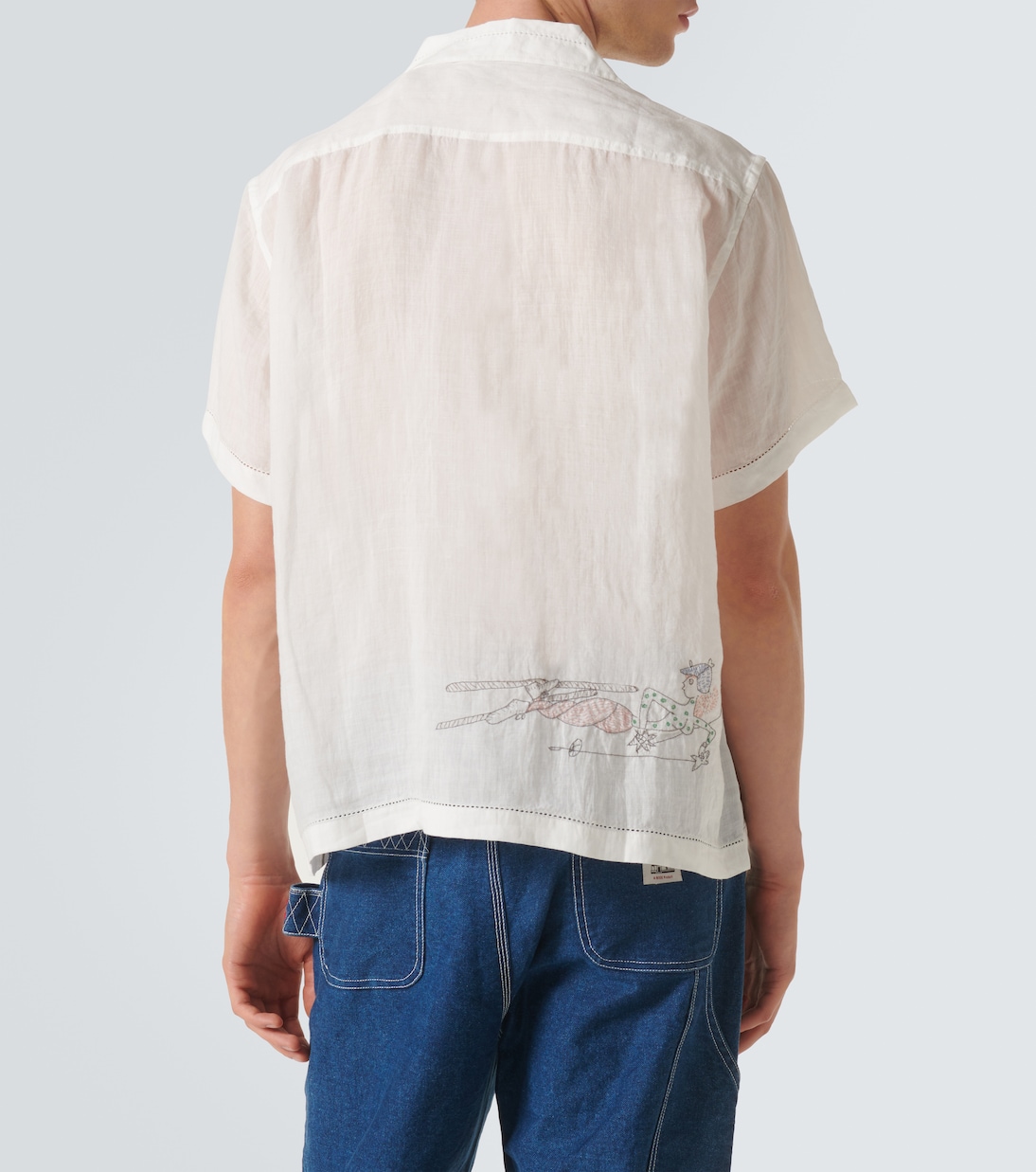 Camicia bowling Skiers in lino | Bode