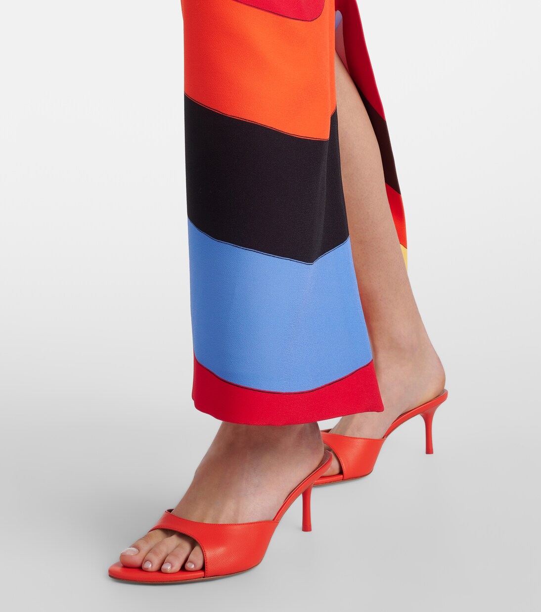 Pantoletten Jeanne 60 aus Leder | Amina Muaddi