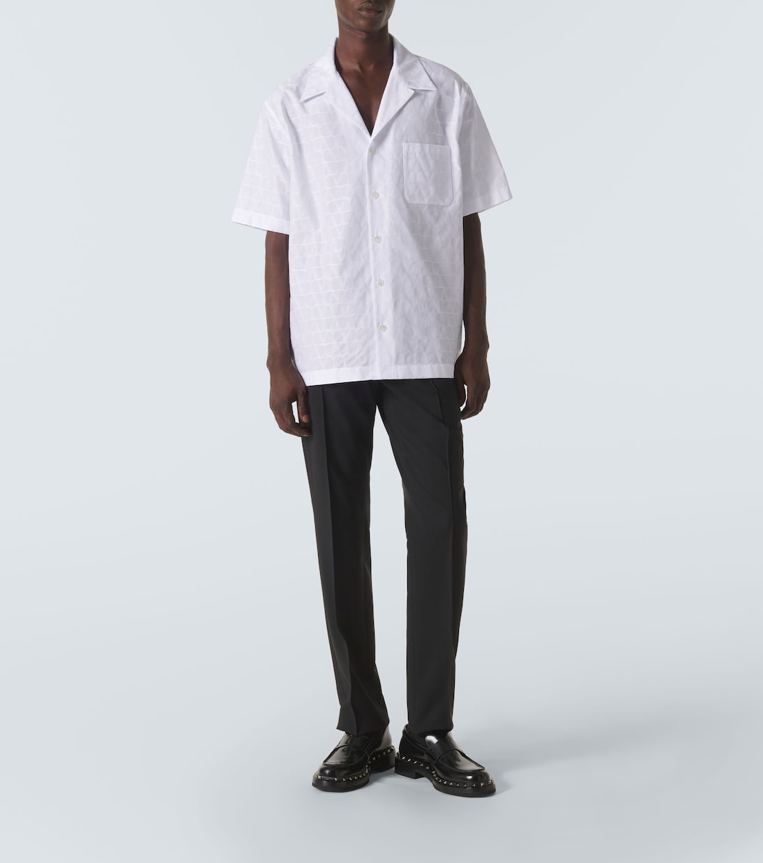 Wool and mohair slim pants | Valentino