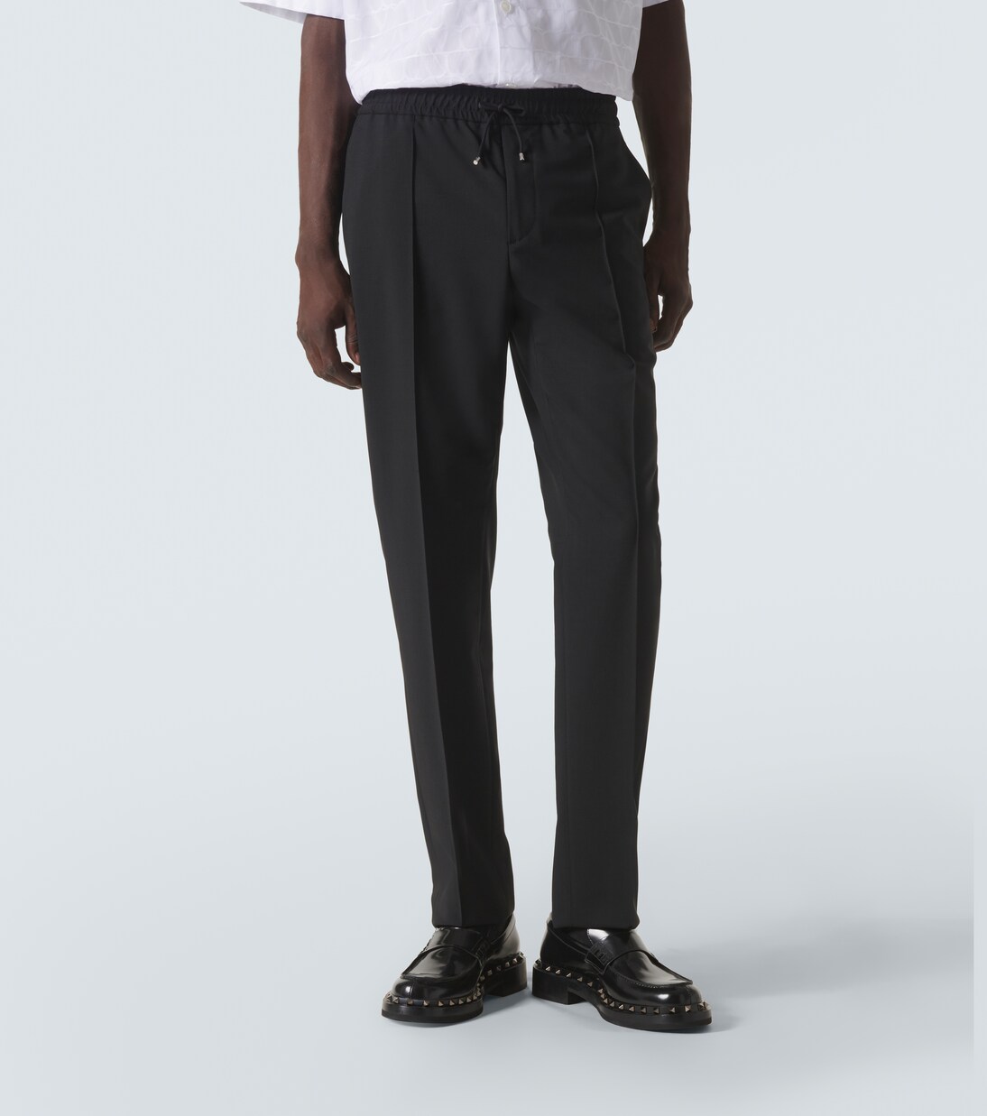 Wool and mohair slim pants | Valentino