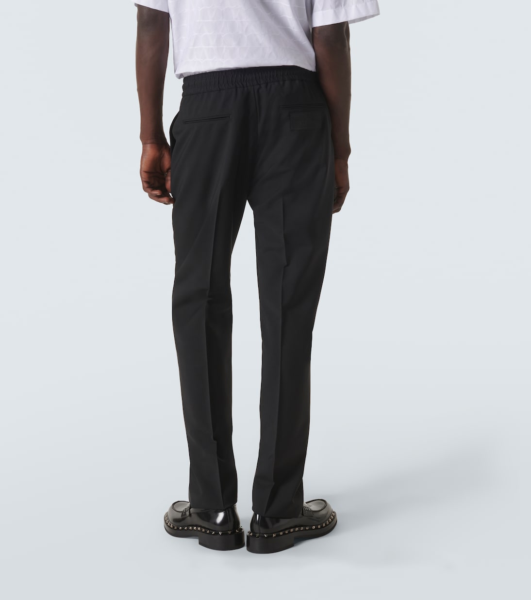 Wool and mohair slim pants | Valentino
