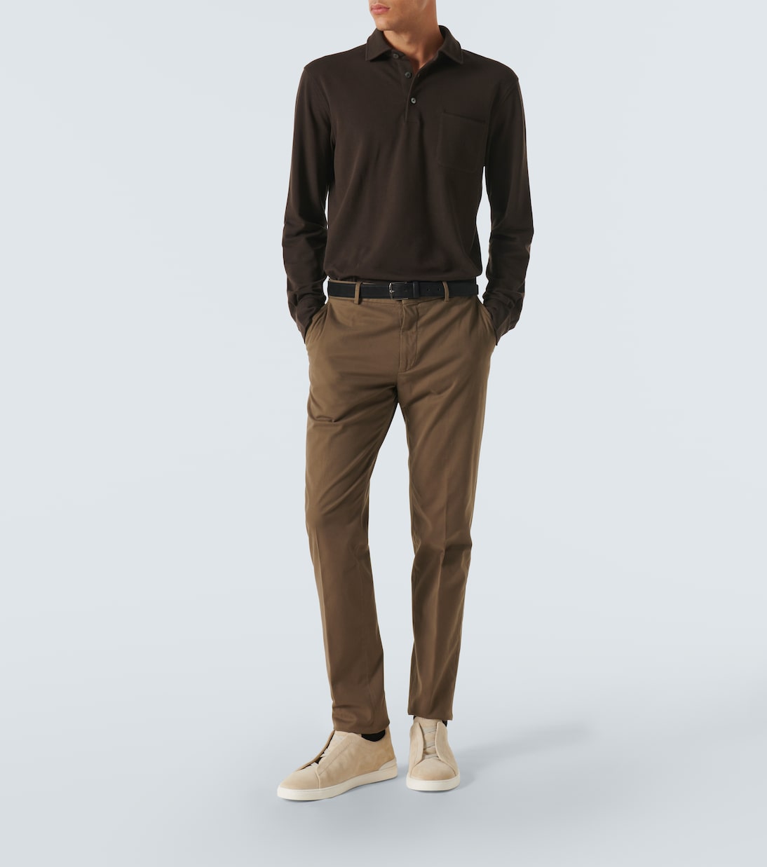 Pantaloni chino in misto cotone | Zegna