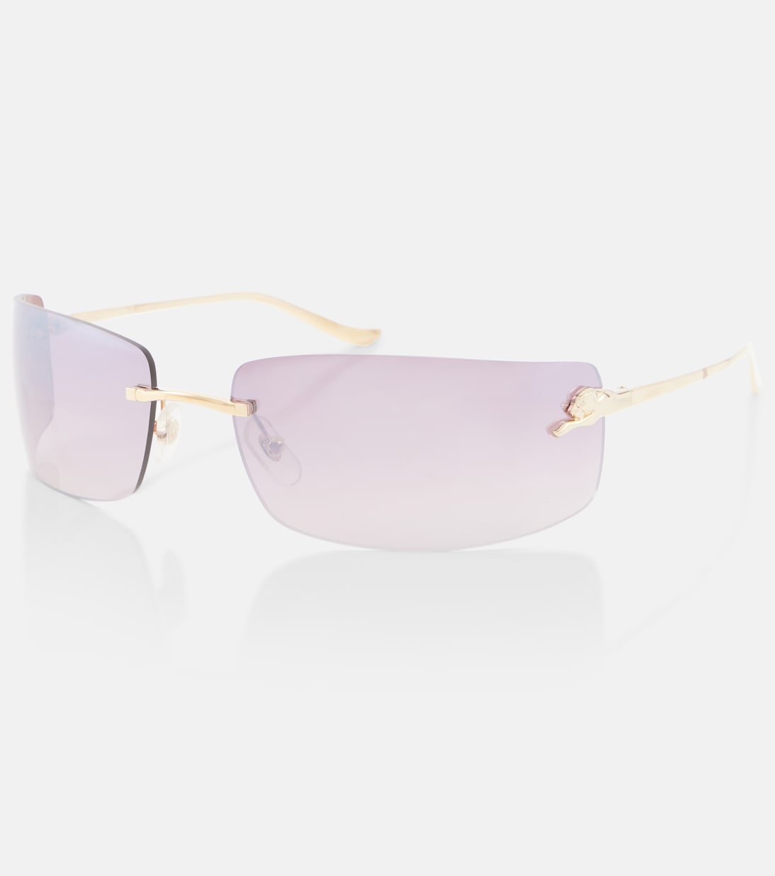 Panthère De Cartier rectangular sunglasses | Cartier Eyewear Collection