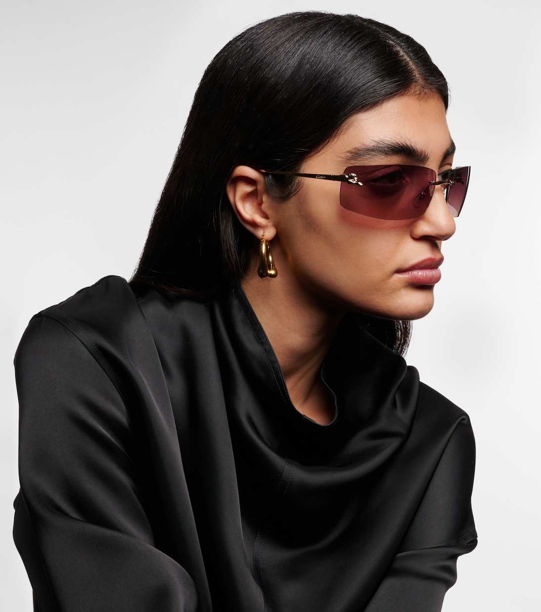 Panthère De Cartier rectangular sunglasses | Cartier Eyewear Collection