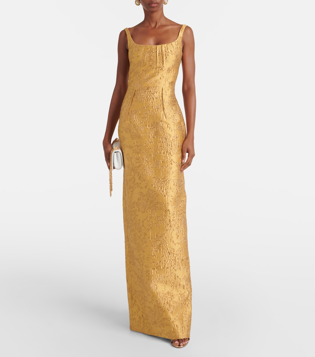 Robe longue Sharon à fleurs | Emilia Wickstead