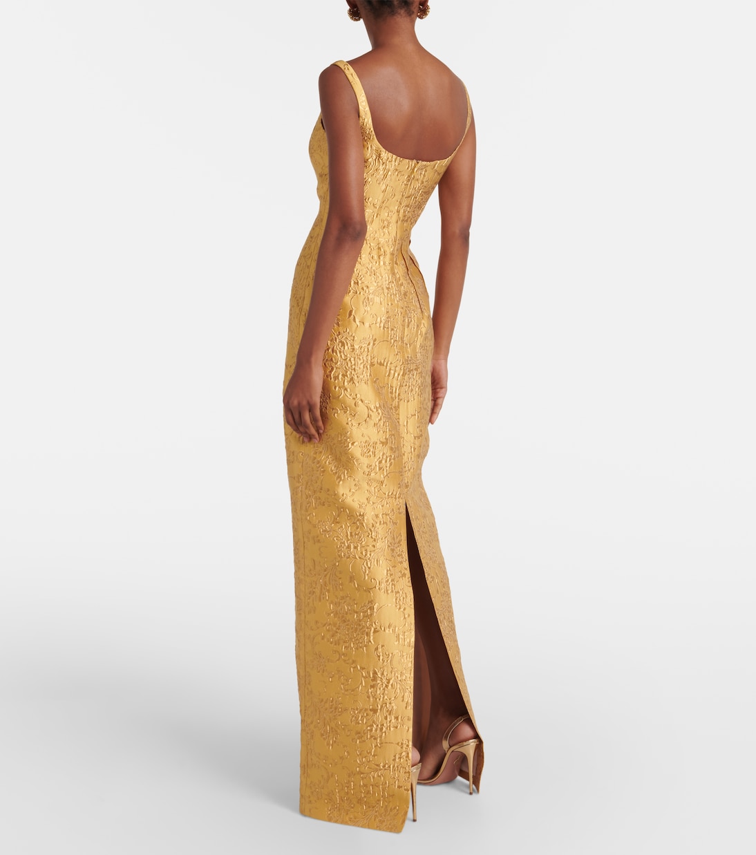 Robe longue Sharon à fleurs | Emilia Wickstead