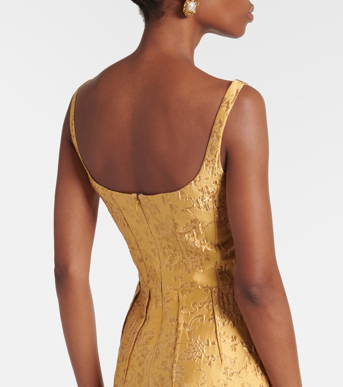 Robe longue Sharon à fleurs | Emilia Wickstead