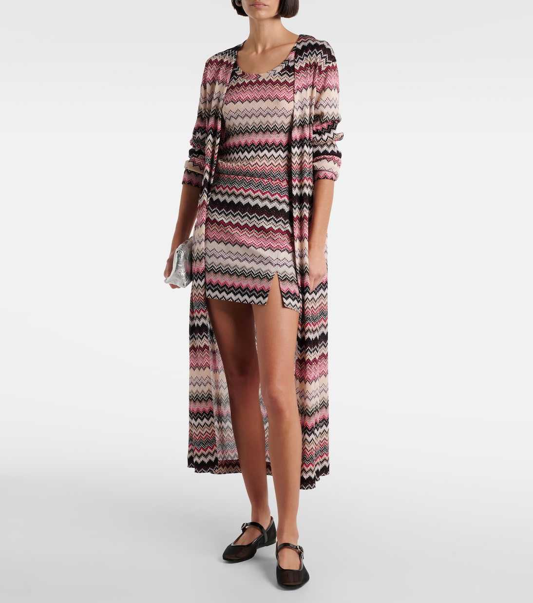 Minirock aus Häkelstrick | Missoni