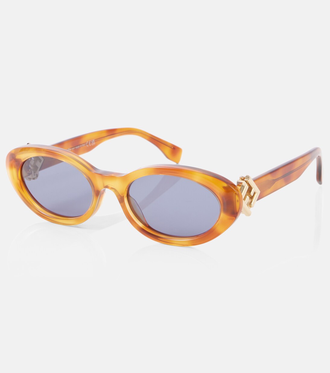 Ovale Sonnenbrille FF Diamonds | Fendi