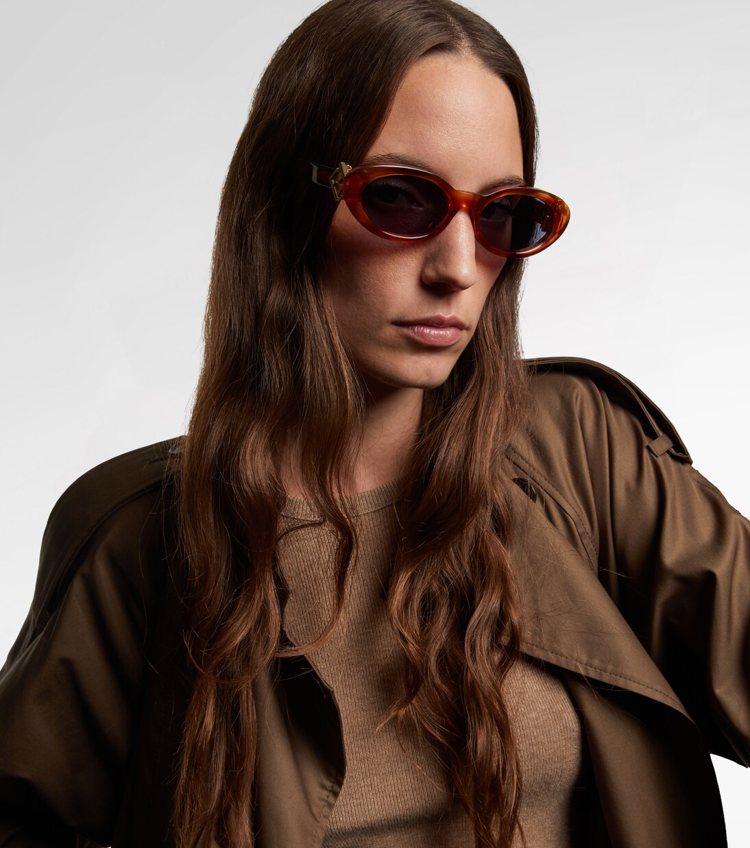 Ovale Sonnenbrille FF Diamonds | Fendi