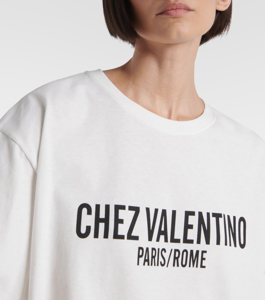 Camiseta en jersey de algodón | Valentino