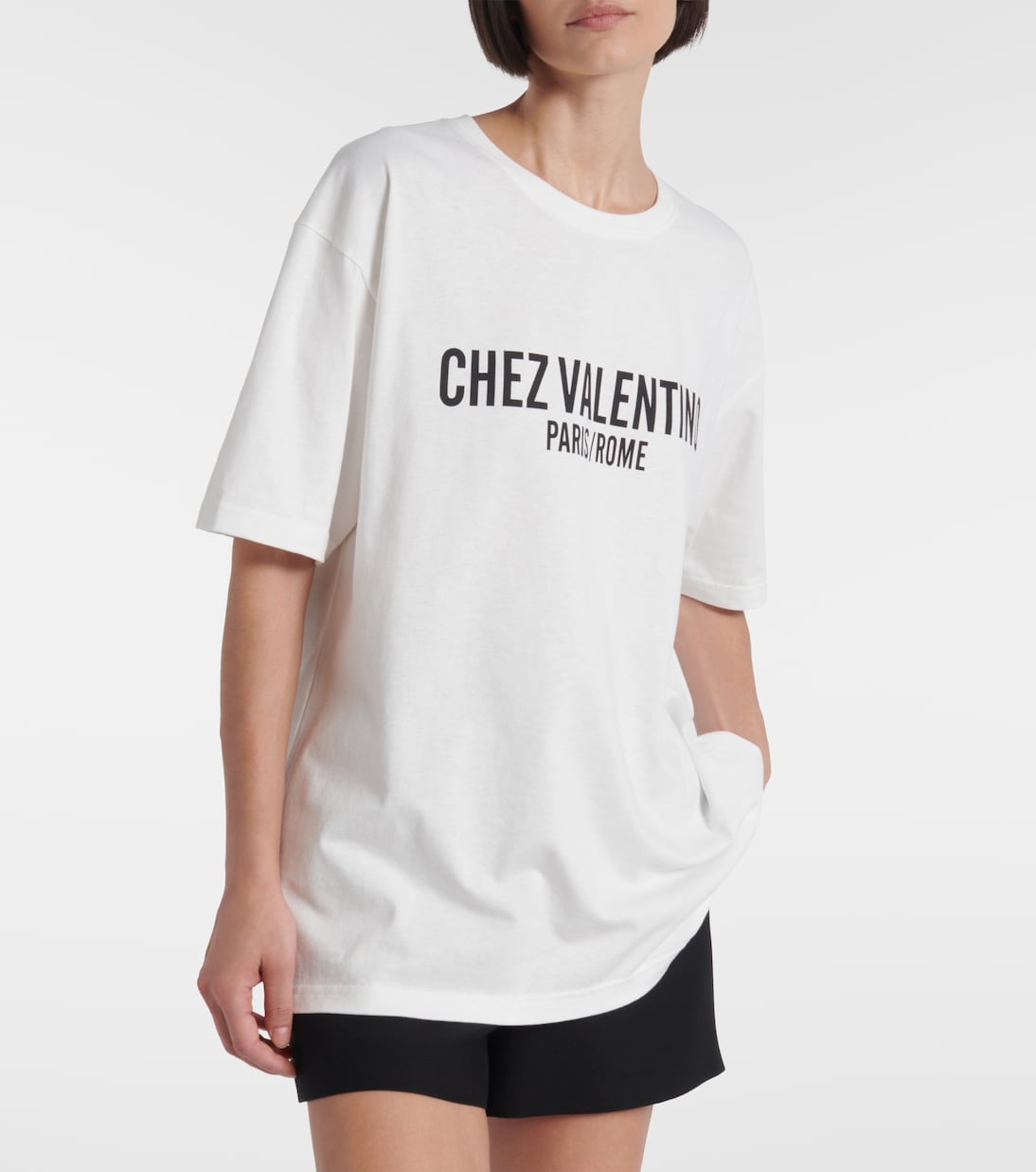 Camiseta en jersey de algodón | Valentino