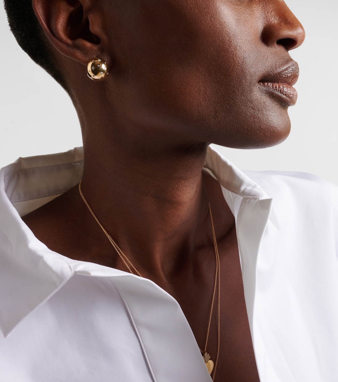 Orecchini Glow Galaxy in oro giallo kt con diamanti | Ileana Makri