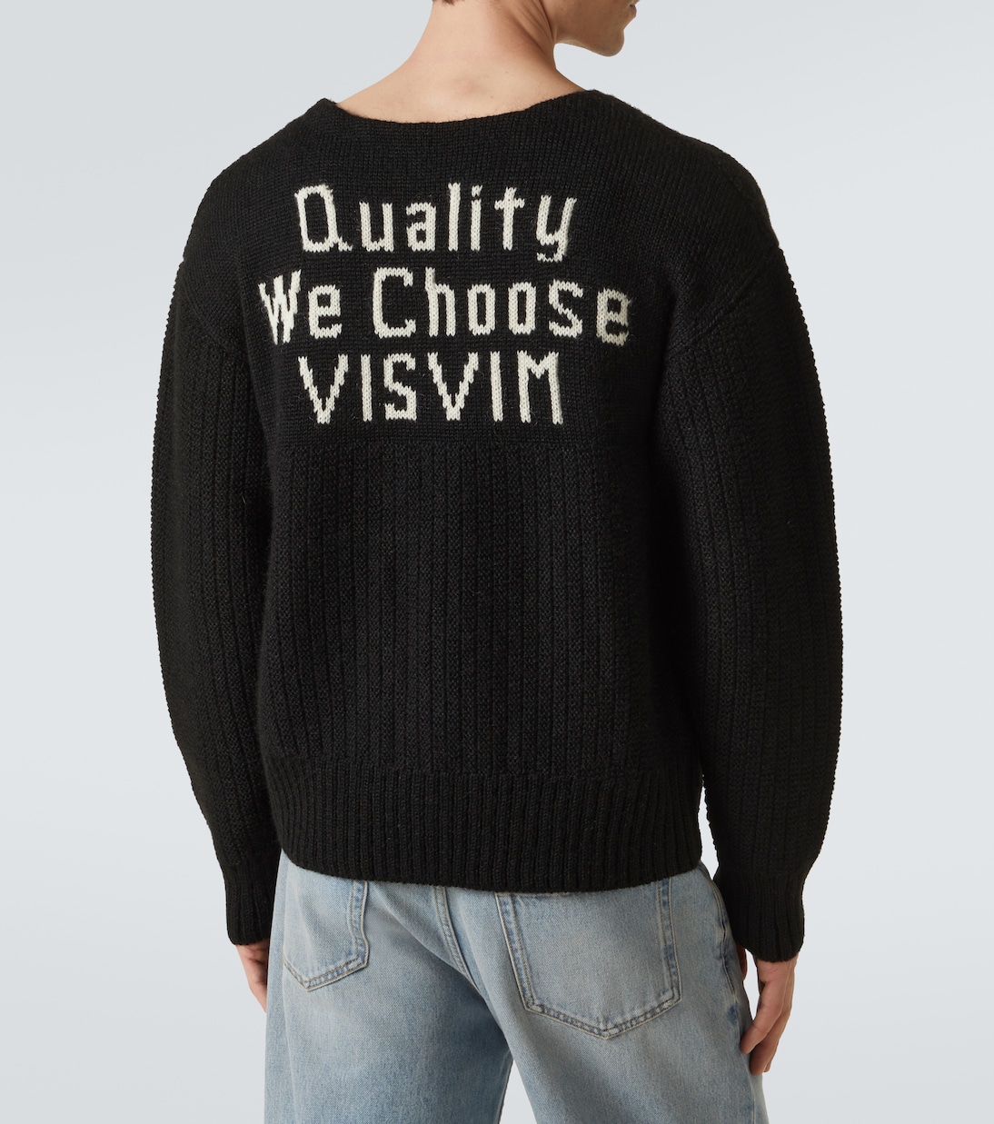 Logo wool and mohair-blend sweater | Visvim