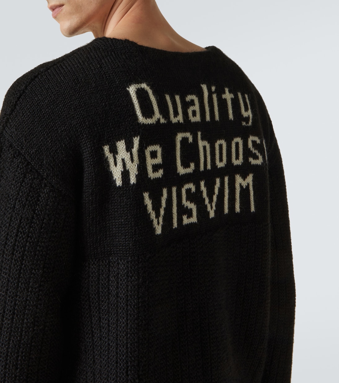 Logo wool and mohair-blend sweater | Visvim