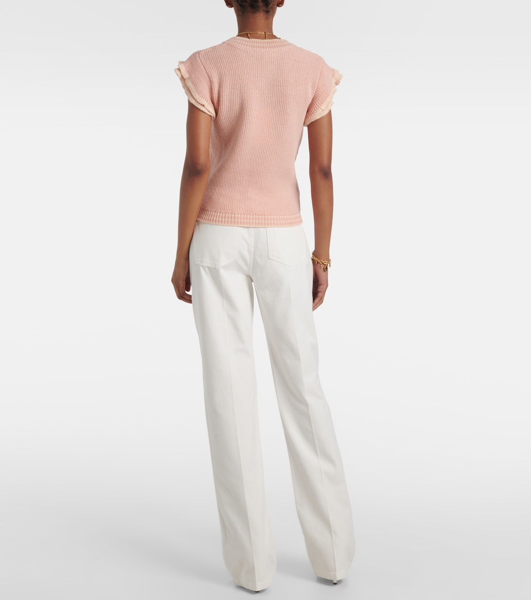 Ruffled wool top | Chloé