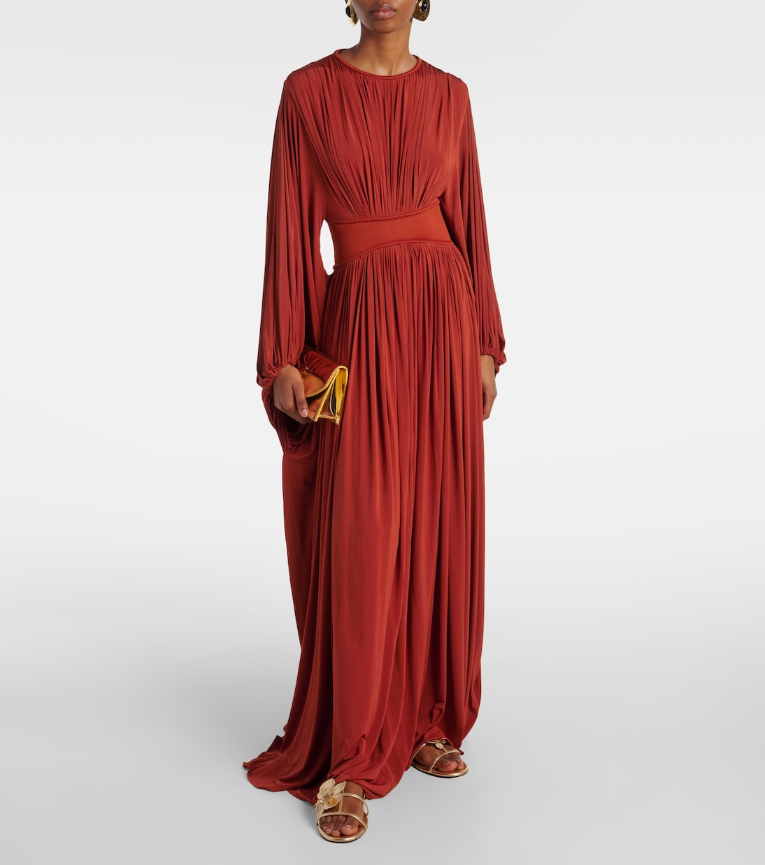 Orchid metallic leather sandals | Zimmermann