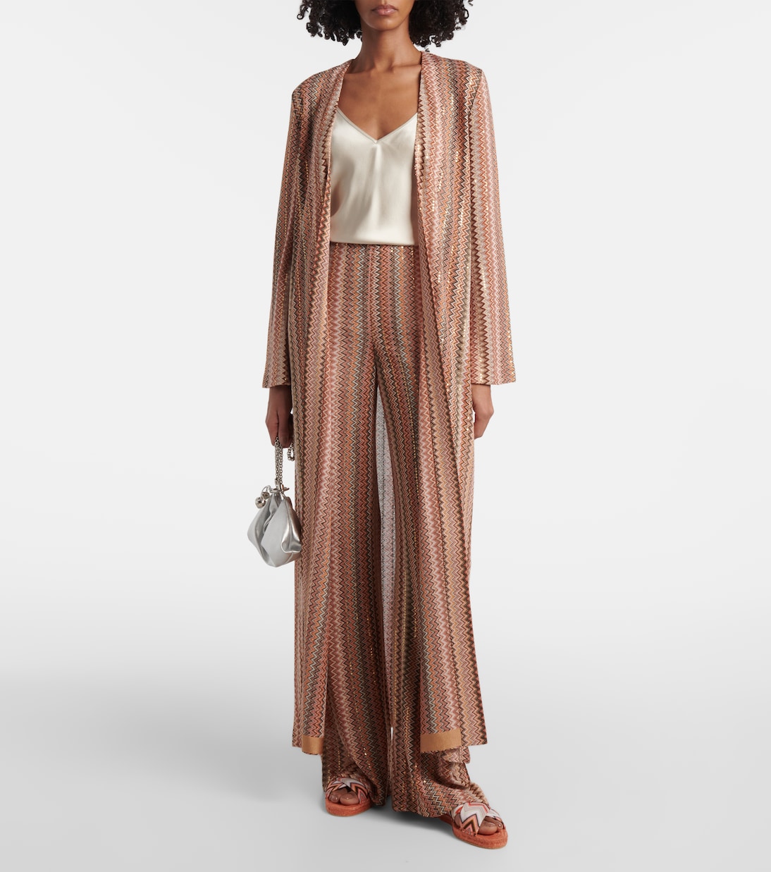 Espadrille-Sandalen Harlow aus Häkelstrick | Missoni