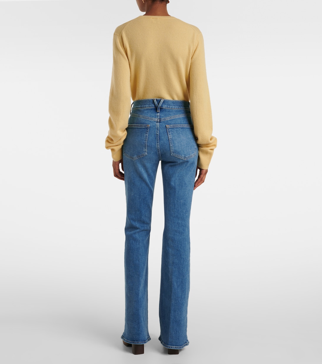 High-Rise Flared Jeans Beverly | Veronica Beard